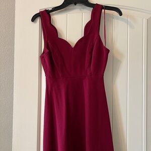 Maroon Dress